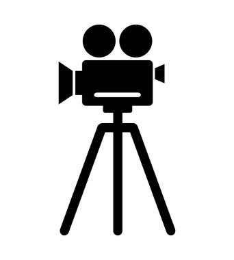 camera icon on a tripod