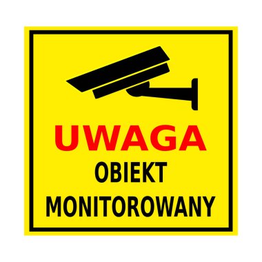 information sign - monitored object