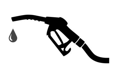 fuel gun on a white background