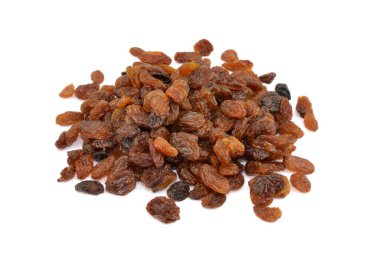 beyaz zemin üzerine kuru üzüm