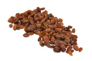 beyaz zemin üzerine kuru üzüm