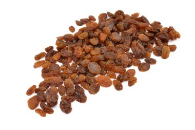 beyaz zemin üzerine kuru üzüm