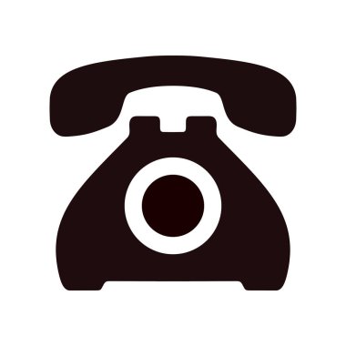 phone icon on white background clipart