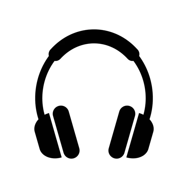 Beyaz arkaplanda kulaklık simgesi