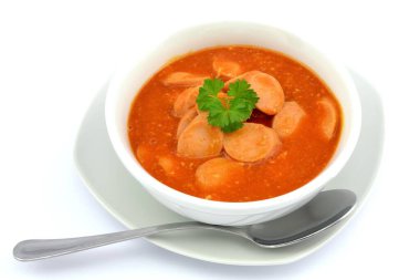 tomato sauce with sausage and cheese