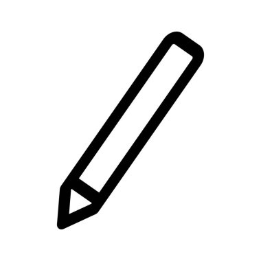 beyaz arkaplanda kalem simgesi