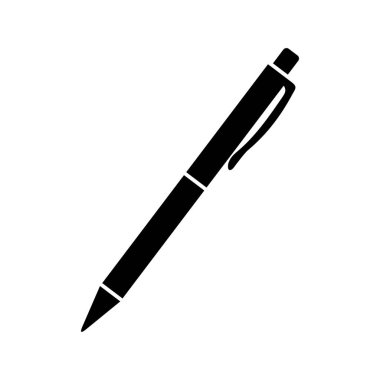 beyaz arkaplanda kalem simgesi