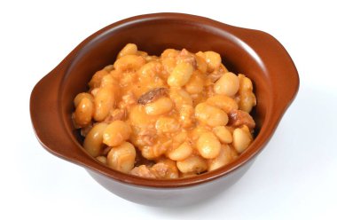 Domates soslu fırında fasulye.