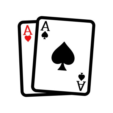 set of ace icon cards