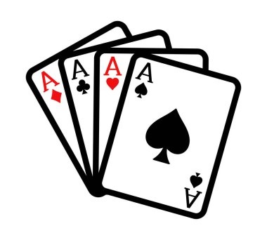 set of ace icon cards