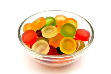 beyaz zemin üzerinde meyve reçel