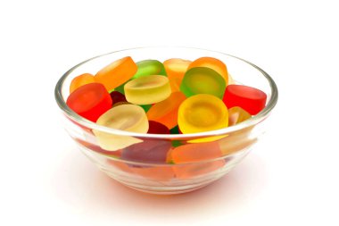 beyaz zemin üzerinde meyve reçel