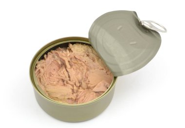 tuna pieces in a can