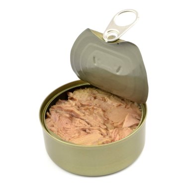 tuna pieces in a can