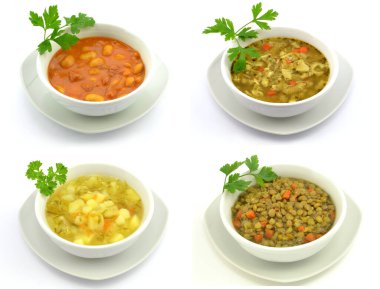 farklı yemek takımları