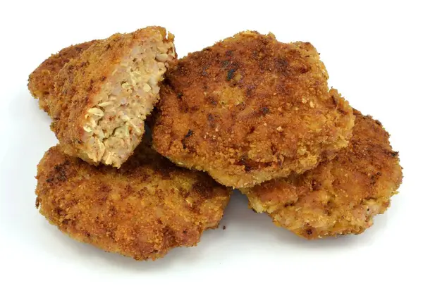 meat, rice and cabbage cutlets