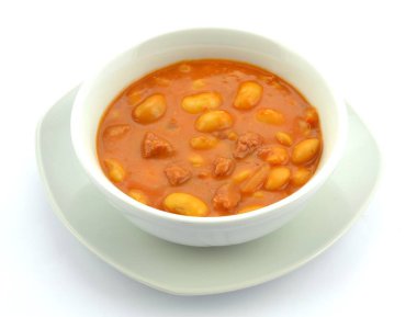 Domates soslu fırında fasulye.