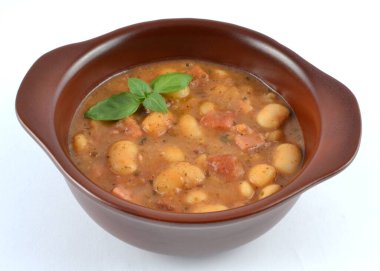 Domates soslu fırında fasulye.