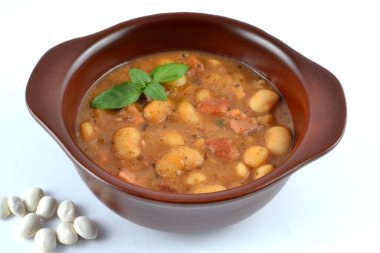 Domates soslu fırında fasulye.