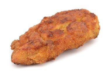 chicken cutlet on a white background