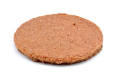 hamburger cutlets isolated on white background