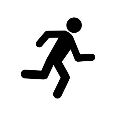 Beyaz arkaplan üzerinde çalışan rakam