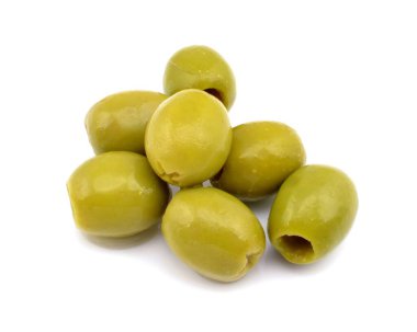 beyaz zemin üzerinde Marine zeytin