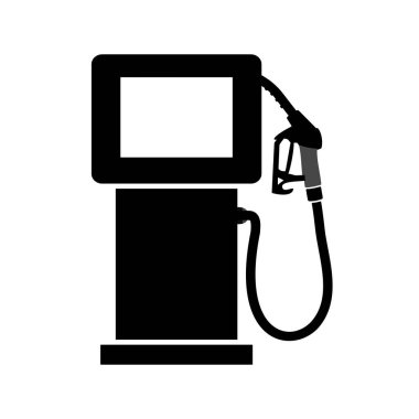 fuel dispenser icon on white background