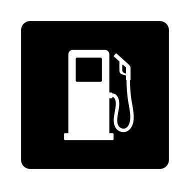 fuel dispenser icon on white background