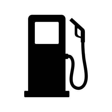 fuel dispenser icon on white background