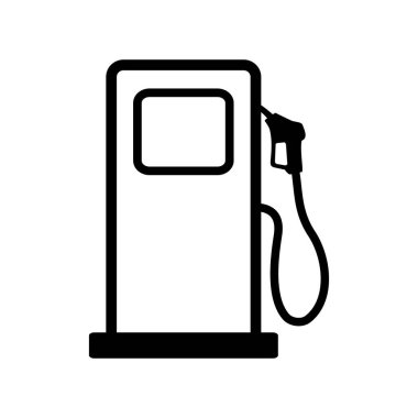 fuel dispenser icon on white background