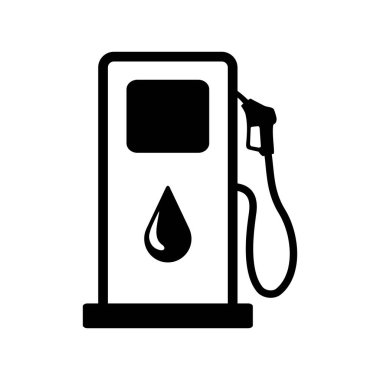 fuel dispenser icon on white background