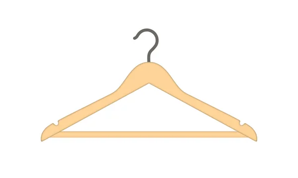 Clothes Hanger Icon White Background — Stock Vector