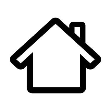 Beyaz arkaplanda ev simgesi