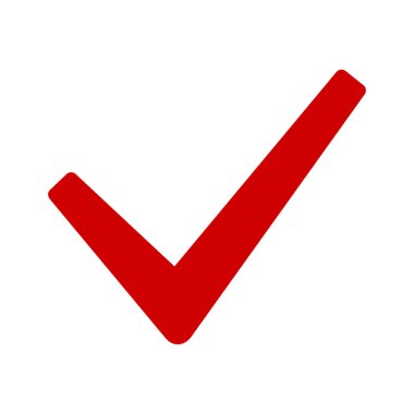 checkmark icon on white background