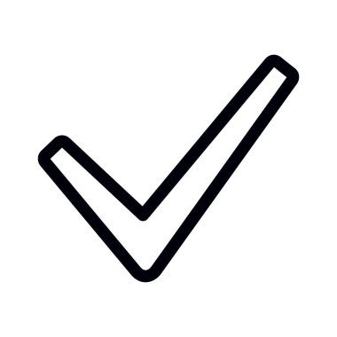 checkmark icon on white background
