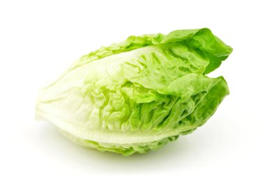 Beyaz arka plan üzerinde izole marul