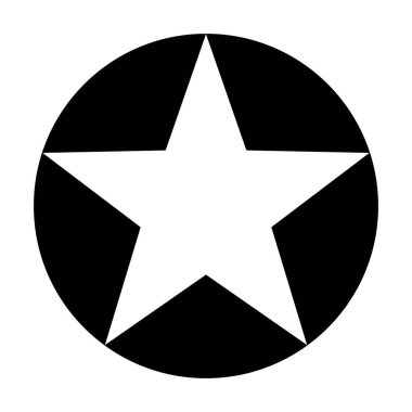 Beyaz bir arka plan üzerinde star