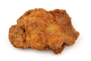 Beyaz arka plan üzerinde izole pirzola