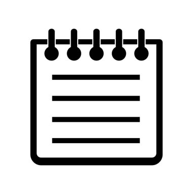 Beyaz arkaplan üzerindeki belge simgesi