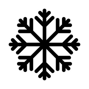 Beyaz arkaplanda kar tanesi