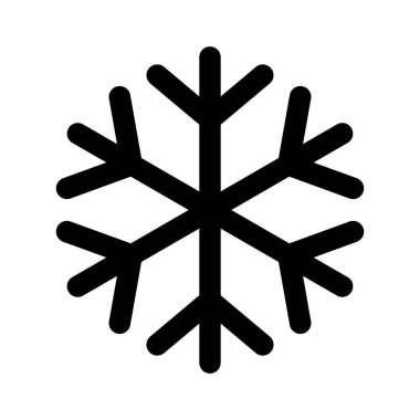 Beyaz arkaplanda kar tanesi