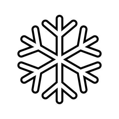 Beyaz arkaplanda kar tanesi