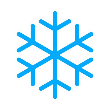 Beyaz arkaplanda kar tanesi