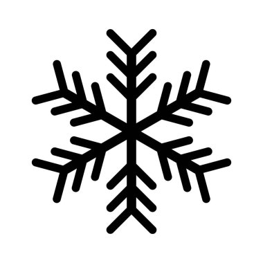 Beyaz arkaplanda kar tanesi