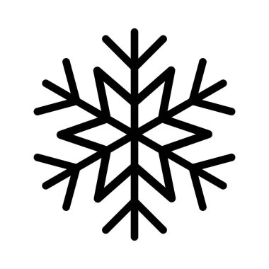 Beyaz arkaplanda kar tanesi