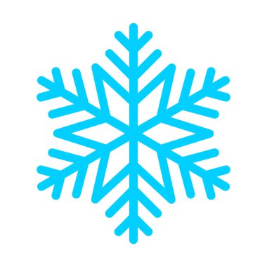 Beyaz arkaplanda kar tanesi