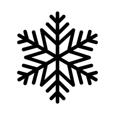 Beyaz arkaplanda kar tanesi