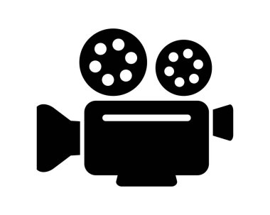 Beyaz arkaplanda kamera simgesi