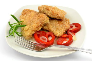 marinated fish fried with paprika